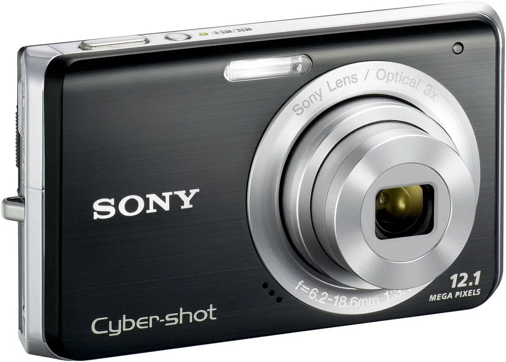 دوربین دیجیتال سونی سایبرشات DSC-W190 با حسگر 12.1 مگاپیکسل، زوم 3 برابر با لرزشگیر Super Steady Shot و LCD 2.7 اینچی (مشکی)