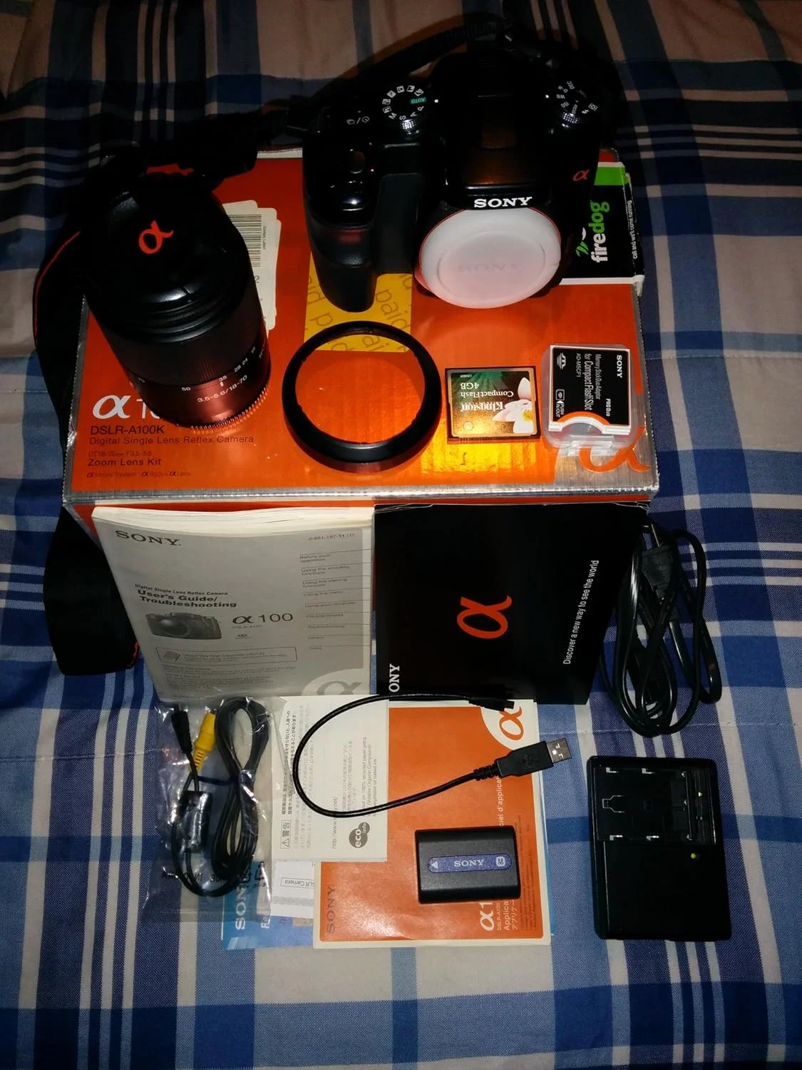 دوربین دیجیتال SLR سونی آلفا A100K 10.2MP به همراه لنز 18-70mm f3.5-5.6