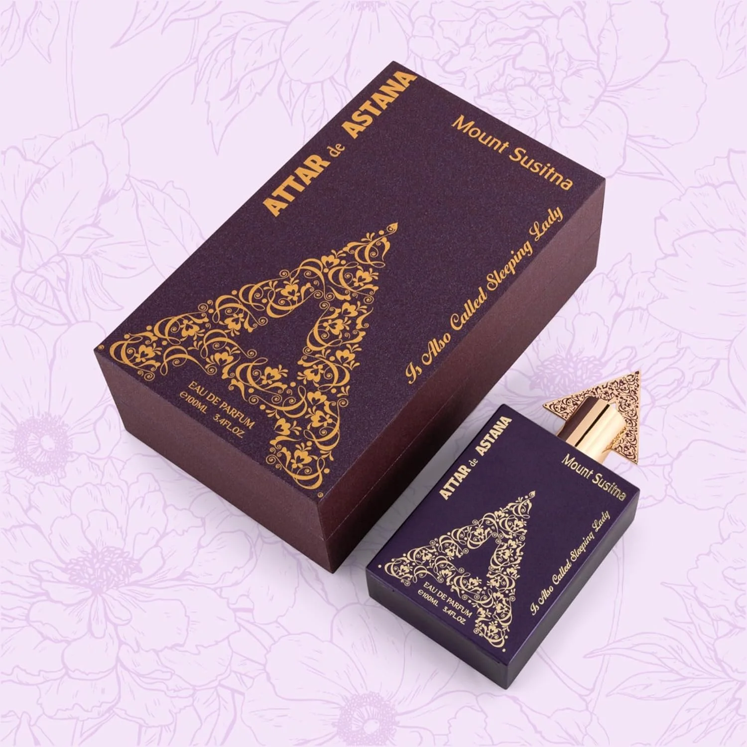 ادو پرفیوم Mount Susitna از عطر آستانه 100 میلی لیتر - عطر لوکس و ماندگار برای آقایان و بانوان، رایحه کهربا، عطر ممتاز یونیسکس، اسپری عطر هدیه ای با جذابیت اسرارآمیز