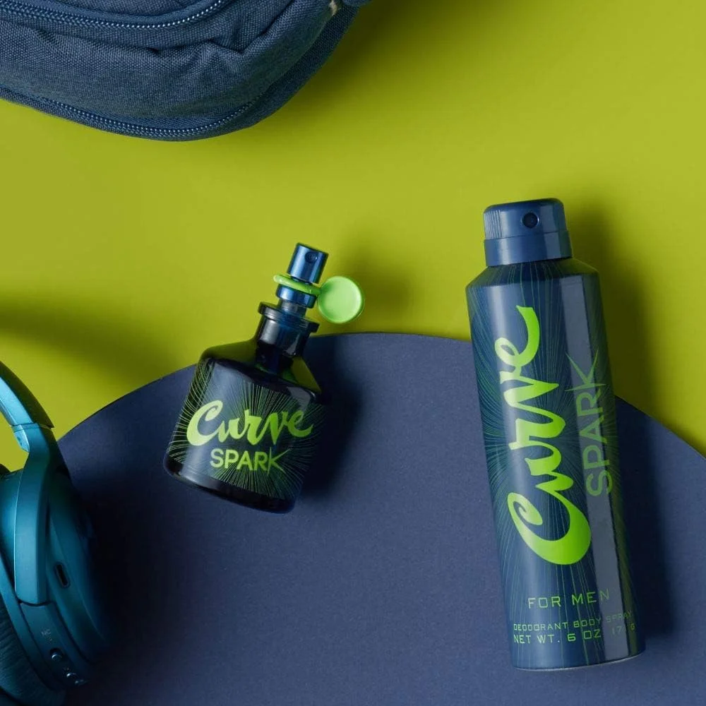 اسپری ادکلن مردانه کرو، رایحه خنک و غیررسمی برای روز یا شب، جرقه، 124 میلی لیتر