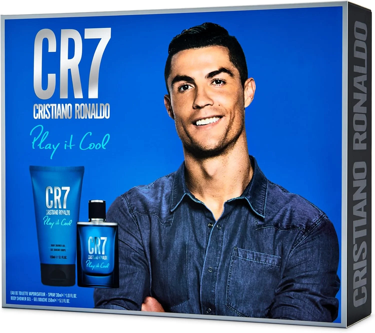 ست ادکلن مردانه کریستیانو رونالدو Play It حجم 30 میلی لیتر به همراه ژل دوش 150 میلی لیتر، 504 گرم