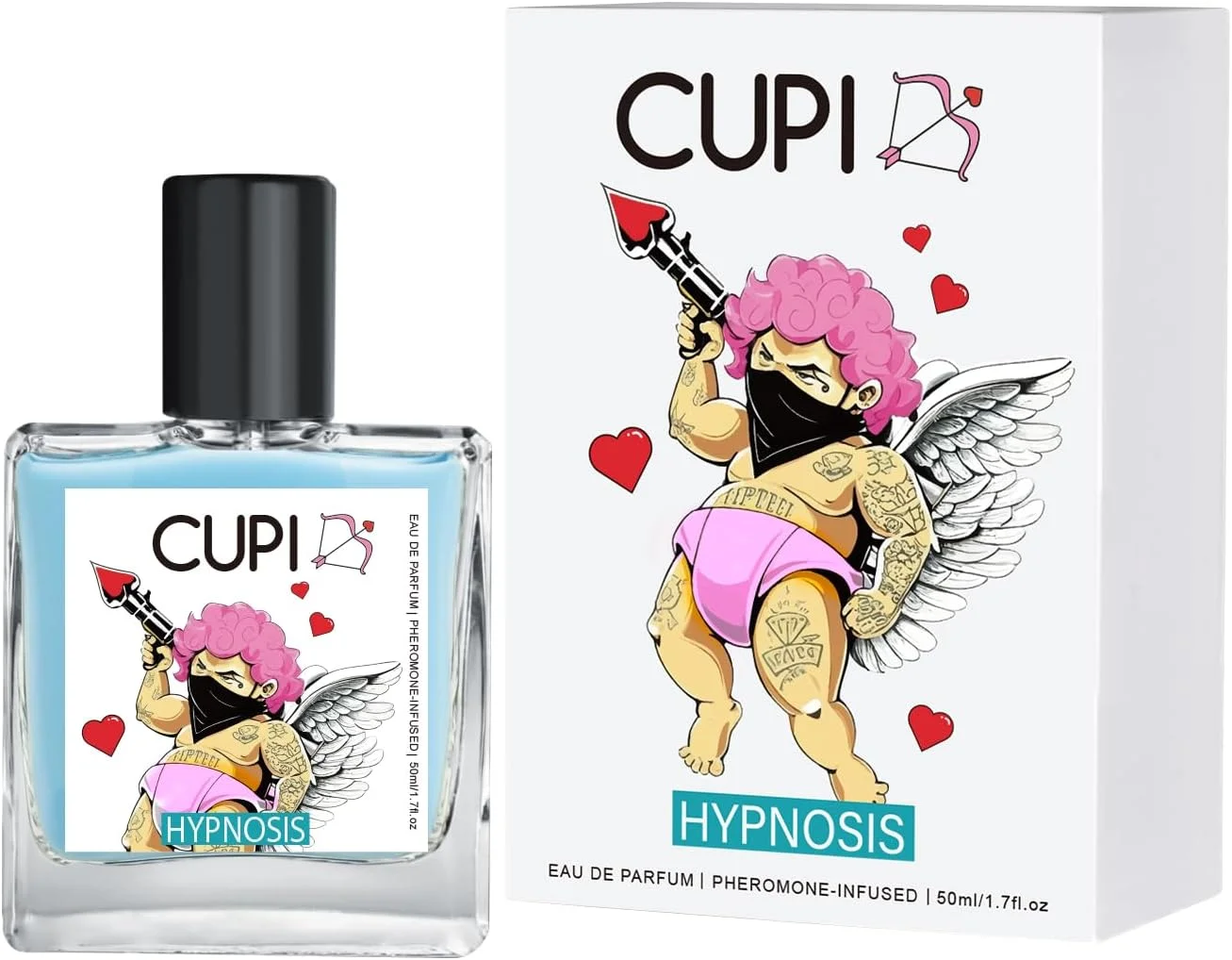 ادکلن هیپنوسیس، عطر унисекс با رایحه وانیل، کهربا، مشک و ادویه، 50 میلی لیتر