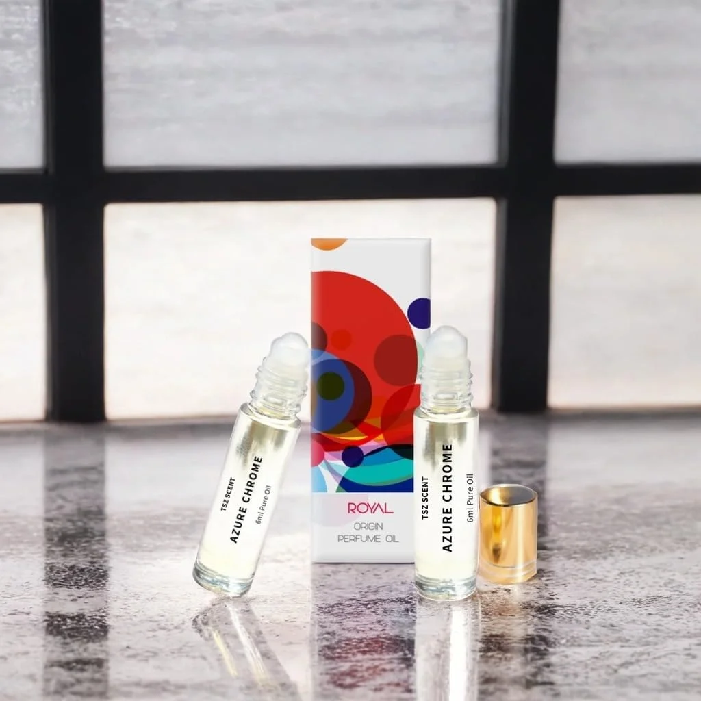 روغن عطر مردانه آزور کروم تی اس زد سنت 6 میلی لیتر - رایحه ای ماندگار، تازه، مرکباتی و چوبی غلیظ روغن عطر مردانه آزور کروم تی اس زد سنت 6 میلی لیتر - رایحه ای ماندگار، تازه، مرکباتی و چوبی غلیظ