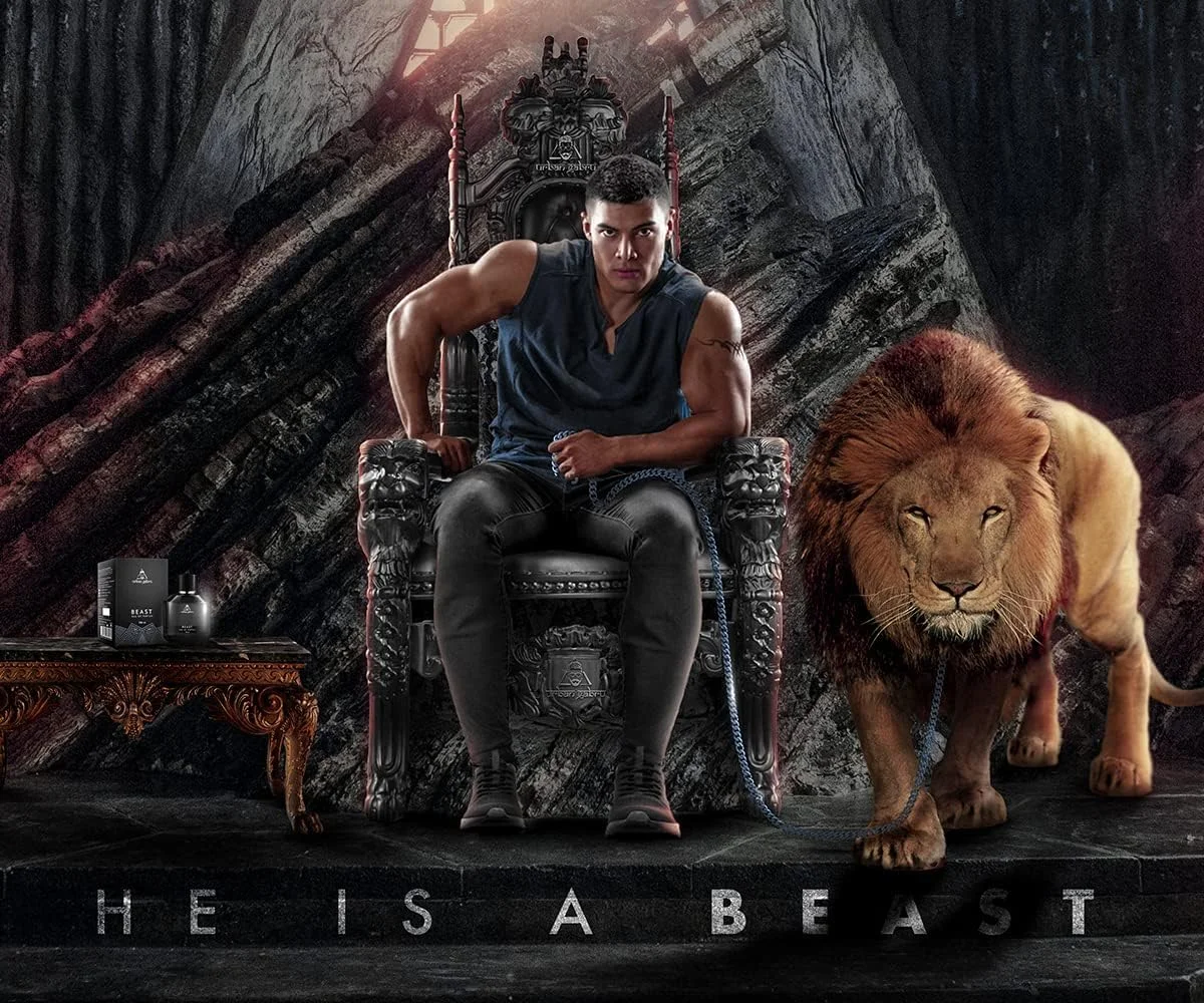 ادکلن مردانه UrbanGabru Beast (۱۰۰ میلی لیتر) - ادو پرفیوم - رایحه ملایم و ماندگار - رایحه چوبی آروماتیک