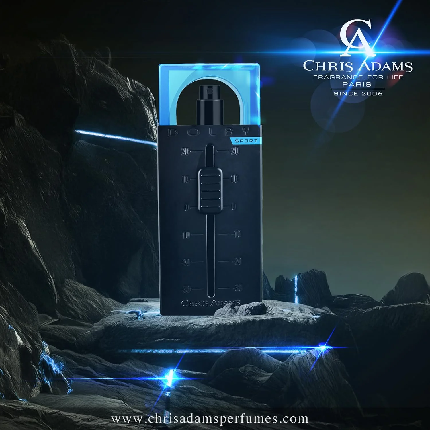 ادکلن مردانه کریس آدامز دولبی اسپورت ادو پرفیوم، 100 میلی لیتر ادکلن مردانه کریس آدامز دولبی اسپورت ادو پرفیوم، 100 میلی لیتر