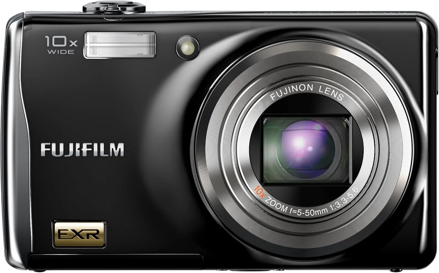 دوربین دیجیتال فوجی فیلم FinePix F80EXR با حسگر Super CCD EXR دوازده مگاپیکسلی، زوم اپتیکال واید 10 برابر و نمایشگر LCD سه اینچی