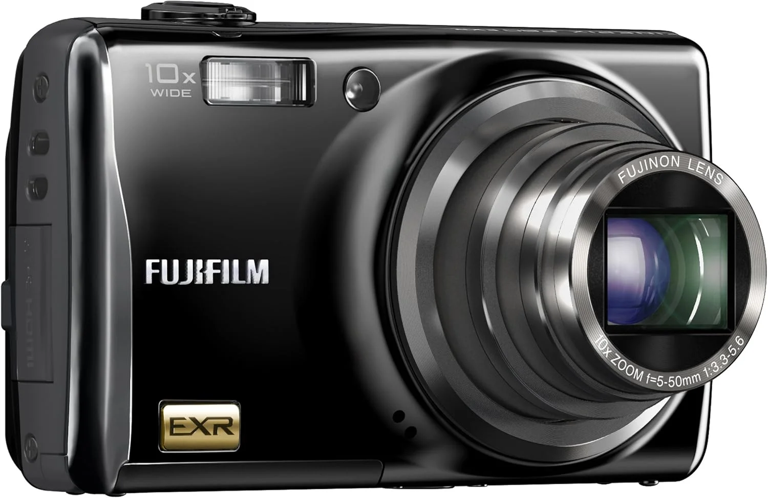 دوربین دیجیتال فوجی فیلم FinePix F80EXR با حسگر Super CCD EXR دوازده مگاپیکسلی، زوم اپتیکال واید 10 برابر و نمایشگر LCD سه اینچی