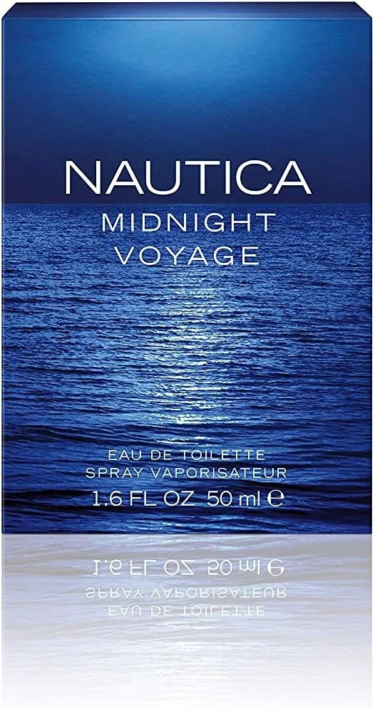 ادکلن مردانه ناتیکا مدل Midnight Voyage حجم 47 میلی لیتر، رایحه فلفل صورتی، عنبر و نعناع، ماندگاری طولانی، مناسب استفاده روزمره، سایز مسافرتی