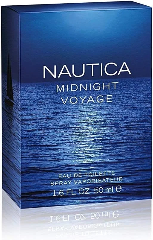 ادکلن مردانه ناتیکا مدل Midnight Voyage حجم 47 میلی لیتر، رایحه فلفل صورتی، عنبر و نعناع، ماندگاری طولانی، مناسب استفاده روزمره، سایز مسافرتی