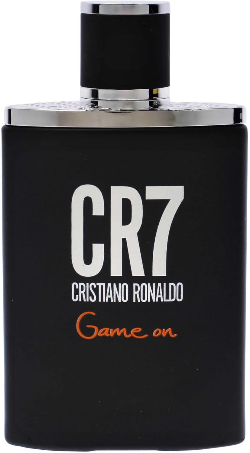 ادکلن مردانه کریستیانو رونالدو CR7 - Game On - اسپری EDT با رایحه چوبی، معطر و میوه ای مناسب استفاده روزانه، ترکیبی از سیب، اسطوخودوس و چوب سدر - 50 میلی لیتر