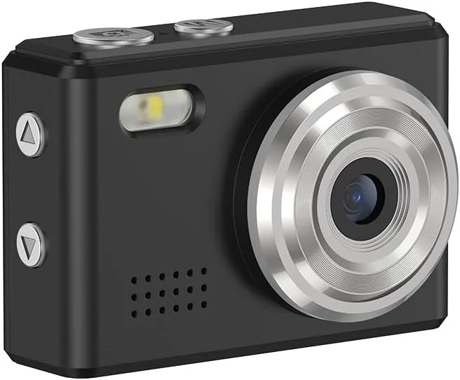 دوربین انگشتی کوچک مناسب همه سنین، قابل حمل و سرگرم کننده، قابل اتصال به کامپیوتر و تلفن همراه، همراه با کارت TF (مشکی)