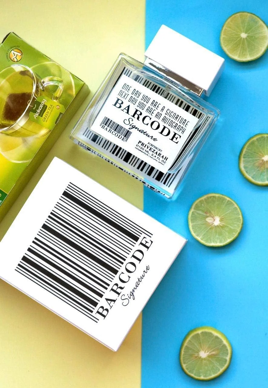 ادکلن مردانه PARIS CORNER Barcode Signature با رایحه ای برای آقایان، ۱۰۰ میلی لیتر