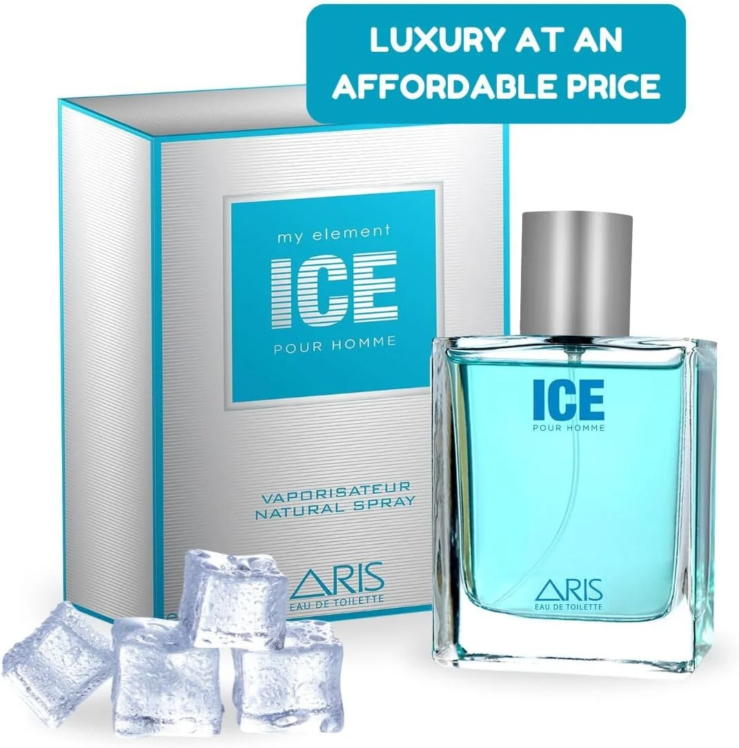 عطر مردانه - ادو پرفیوم - آیس از آریس - عطر ماندگار برای مردان - رایحه میوه ای و گلی تازه مردانه - ادکلن مردانه - هدیه ایده آل - 100 میلی لیتر