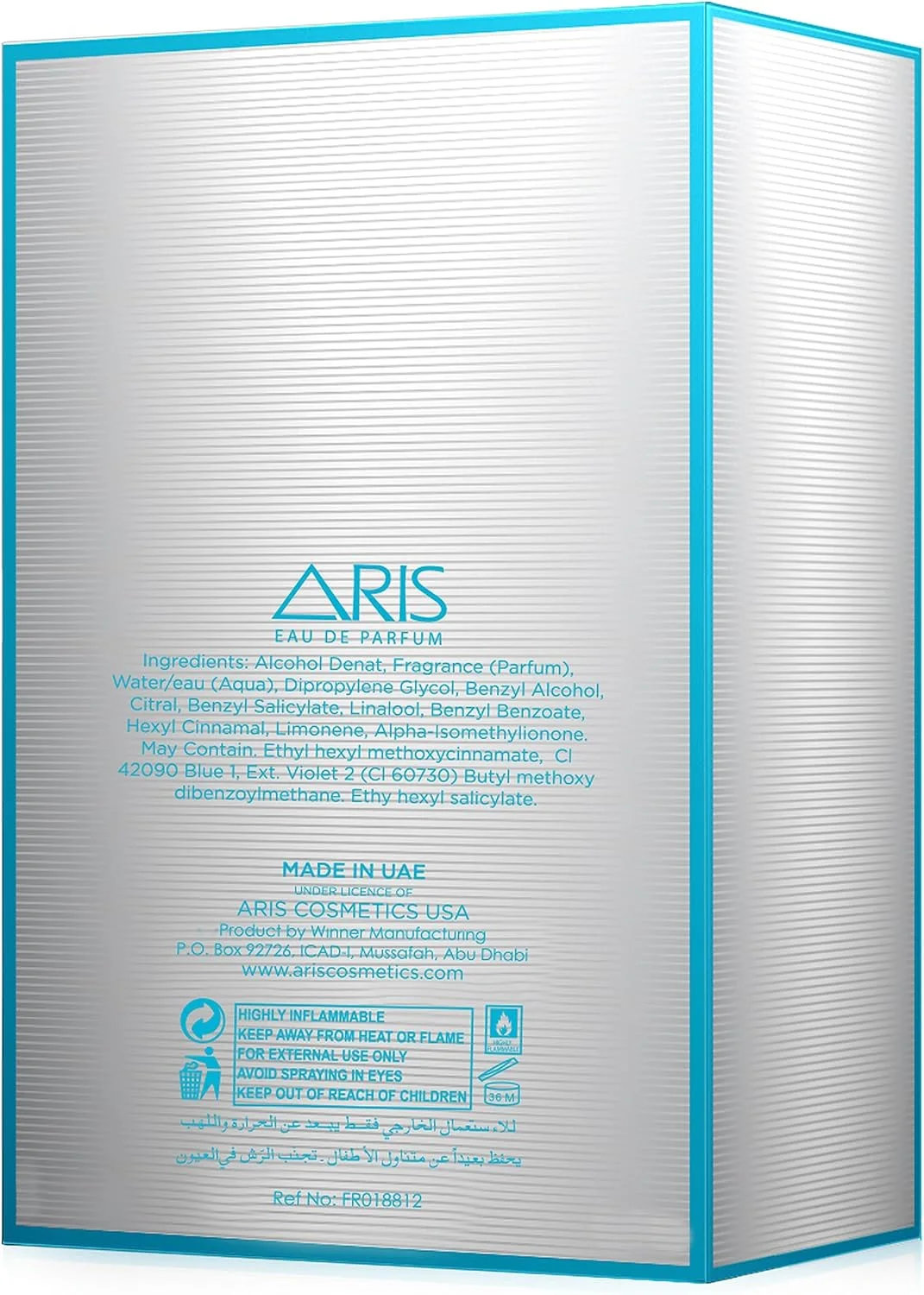 عطر مردانه - ادو پرفیوم - آیس از آریس - عطر ماندگار برای مردان - رایحه میوه ای و گلی تازه مردانه - ادکلن مردانه - هدیه ایده آل - 100 میلی لیتر