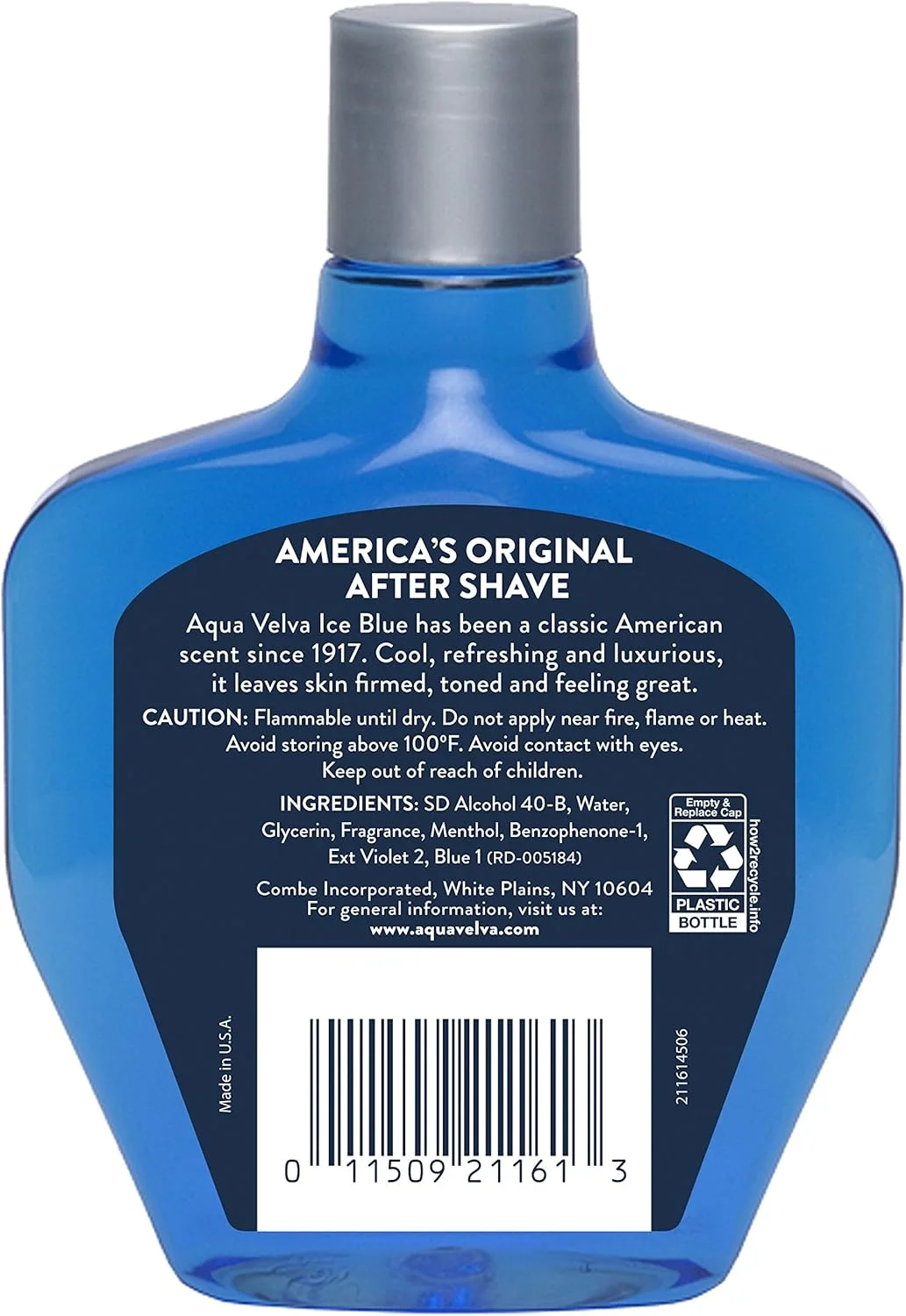 افترشیو آکوا ولوا، کلاسیک آیس بلو، تسکین دهنده، خنک کننده و طراوت بخش پوست، 207 میلی لیتر