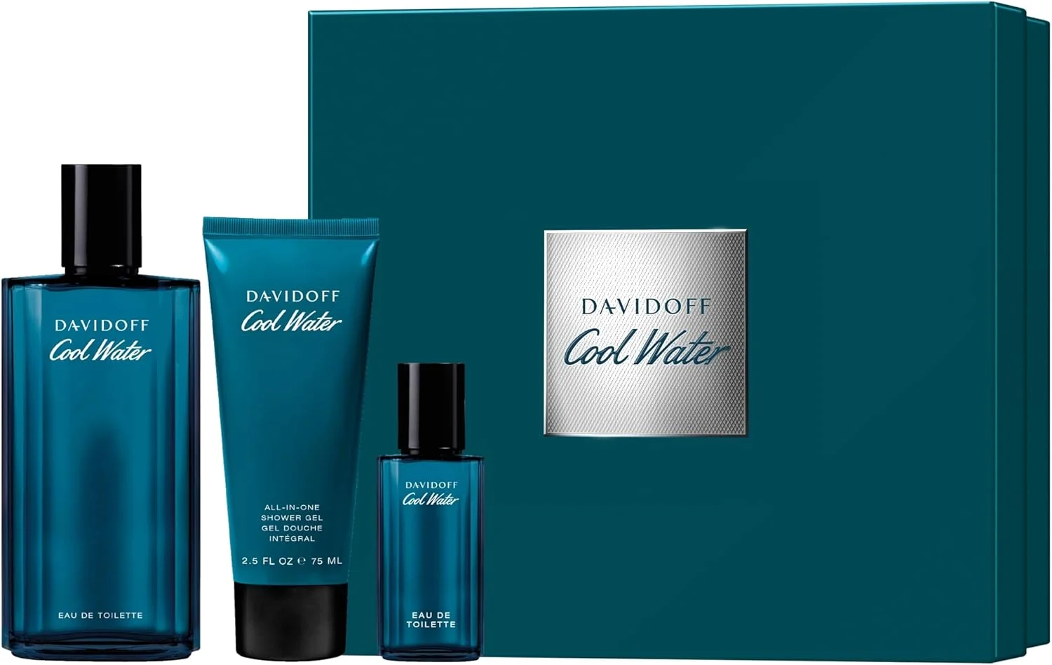 ست هدیه سه تایی ادو تویلت مردانه دیویدوف کول واتر