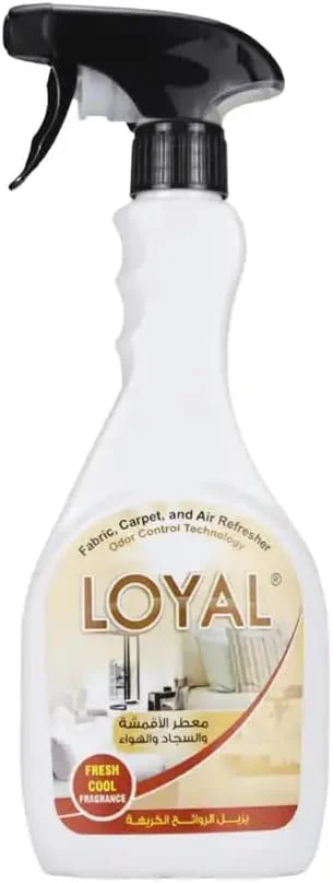 خوشبو کننده منسوجات و فرش Loyal با رایحه خنک و تازه - فناوری کنترل بو - ماندگاری طولانی - 500 میلی لیتر