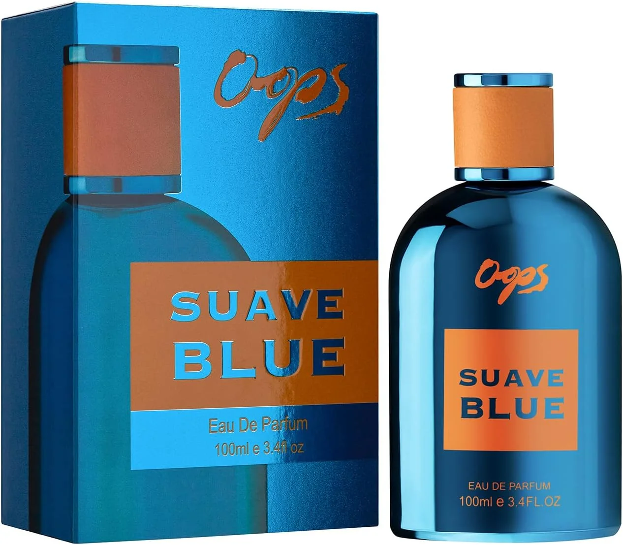 ادو پرفیوم مردانه Suave Blue | رایحه خنک و با طراوت فوژه چوبی | عطر قوی و ماندگار | عطر لوکس برای مردان | هدیه ایده آل برای مردان | 100 میلی لیتر | ساخت امارات متحده عربی