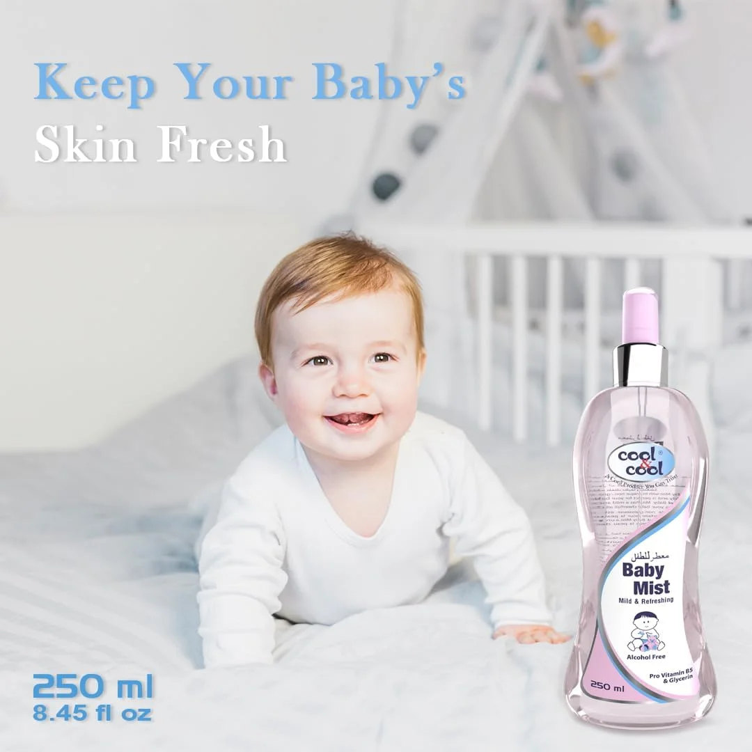 Cool & Cool Baby Mist Cologne 250Ml (Pack of 3) Alcohol Free,Paraben Free, Glycerin, Mild And Refreshing-750 ML