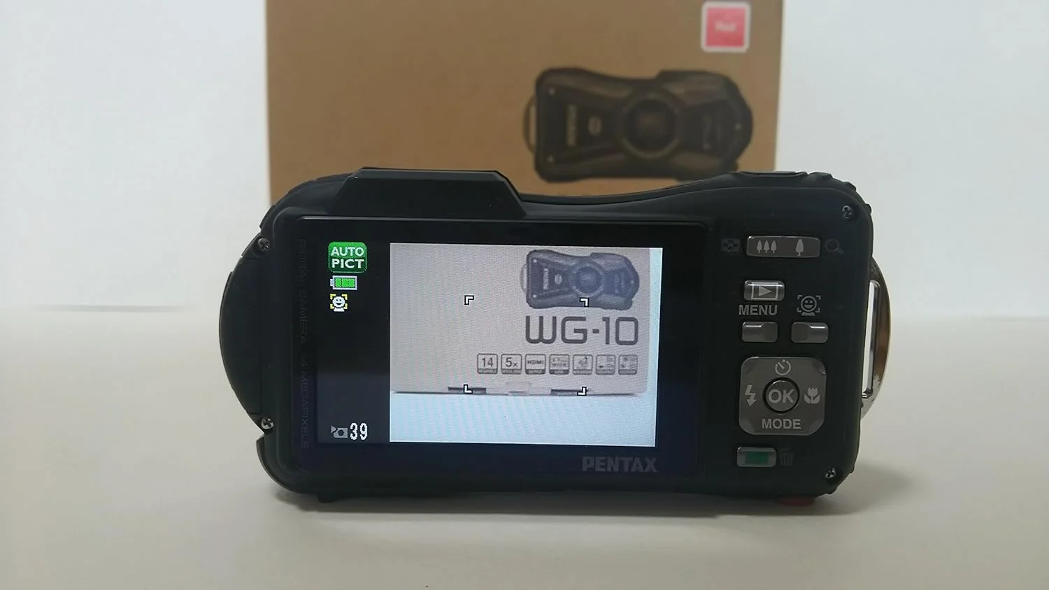 دوربین دیجیتال ضد آب پنتاکس PENTAX WG-10 قرمز با قابلیت ماکرو ۱ سانتی متری و پایه ماکرو دوربین دیجیتال ضد آب پنتاکس PENTAX WG-10 قرمز با قابلیت ماکرو ۱ سانتی متری و پایه ماکرو