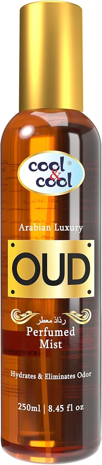 اسپری خوشبو کننده بدن عود کول اند کول | آبرسان و طراوت بخش بدن، رایحه لوکس عربی، 250 میلی لیتر