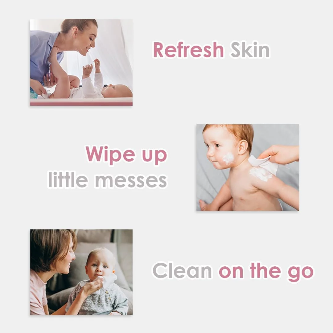 دستمال مرطوب کودک کول اند کول مدل AquaWipes بسته 96 عددی (بسته 10 تایی + 2 عدد رایگان) - 99% آب خالص، فاقد الکل، فوق العاده ملایم، بدون رایحه، مواد طبیعی 1152 عدد دستمال