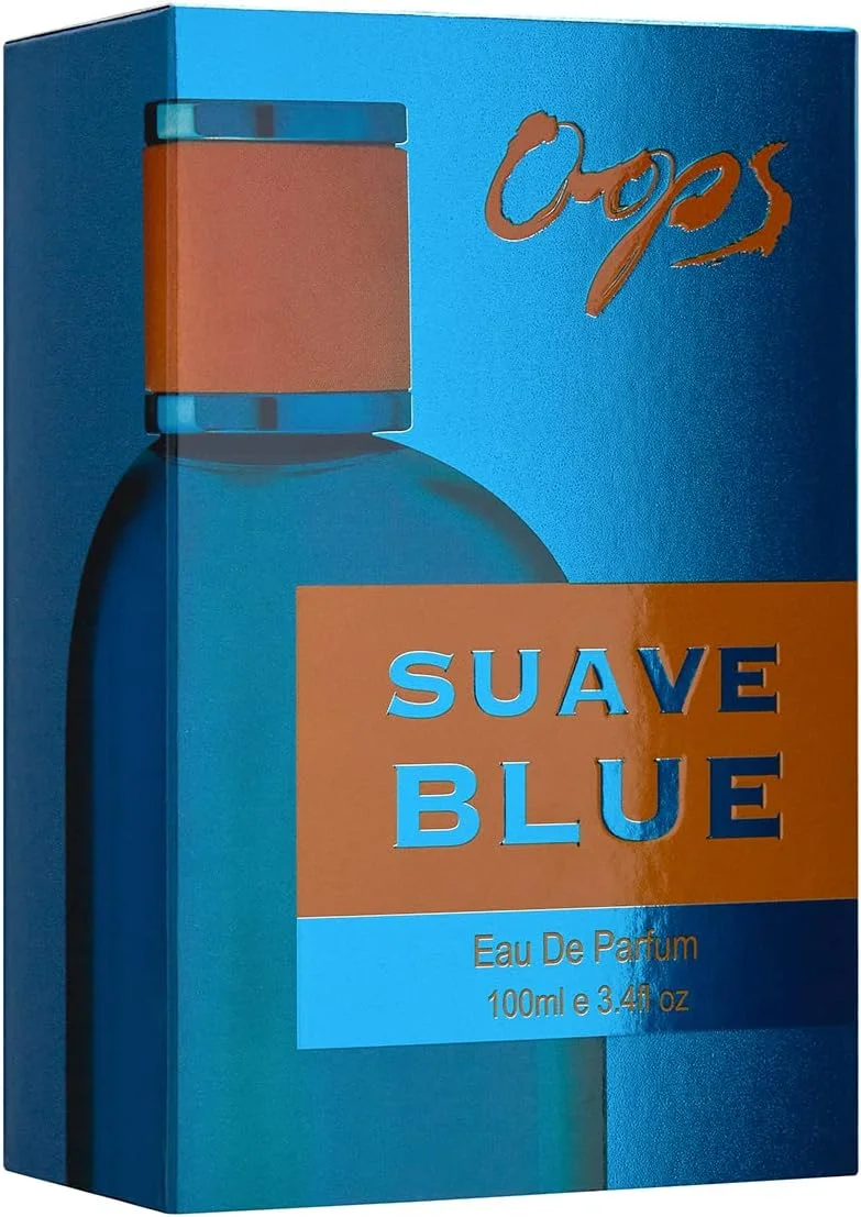 ادو پرفیوم مردانه Suave Blue | رایحه خنک و با طراوت فوژه چوبی | ماندگاری بالا | عطر لوکس برای آقایان | هدیه ای ایده آل برای مردان | 100 میلی لیتر | ساخت امارات متحده عربی