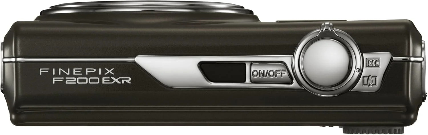 Fujifilm FinePix F200EXR 12MP Super CCD Digital Camera with 5x Wide Angle Dual Image Stabilized Optical Zoom,Black