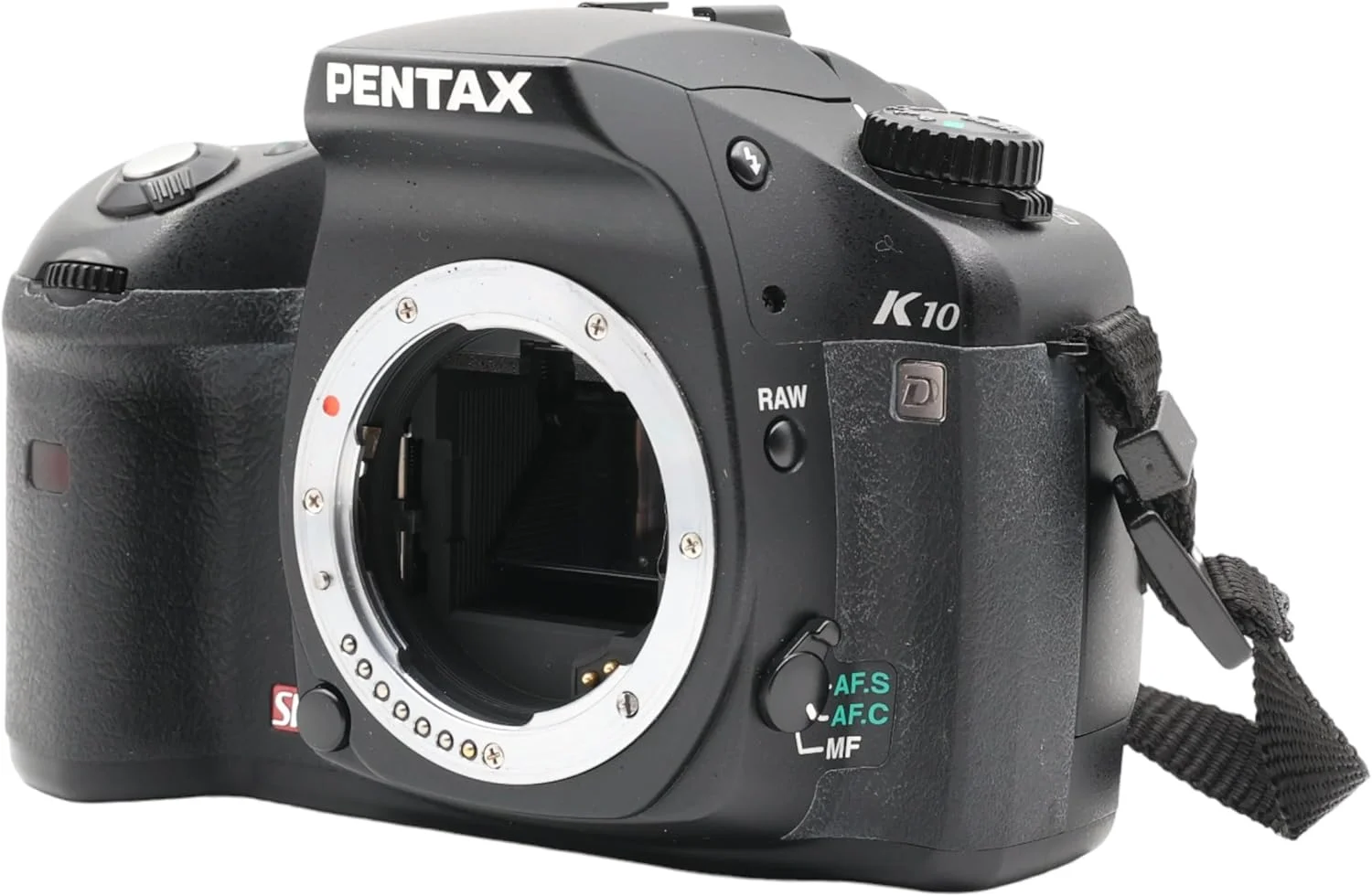 دوربین دیجیتال SLR پنتاکس K10D با حسگر 10.2 مگاپیکسل و سیستم کاهش لرزش به همراه لنز 18-55mm f/3.5-5.6