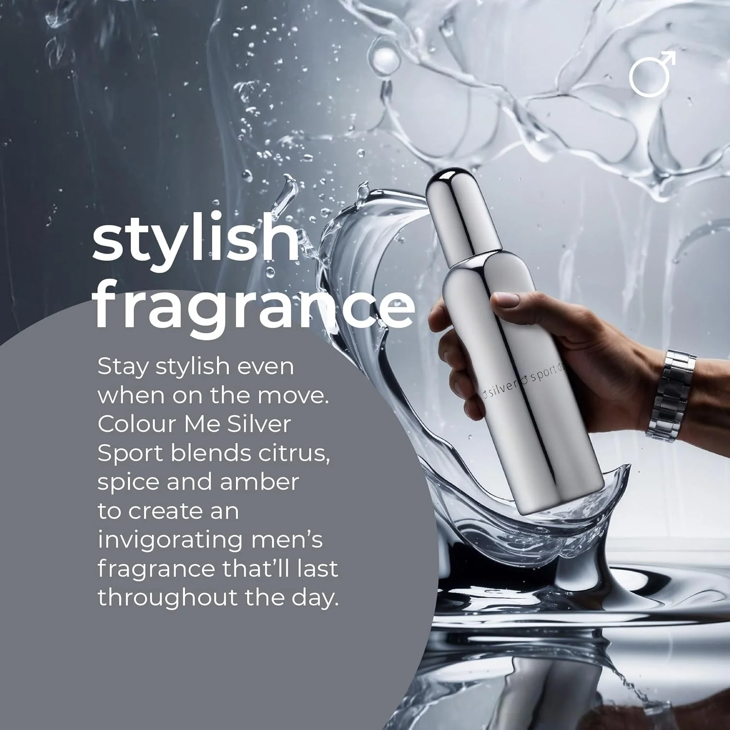 ادکلن مردانه کالر می سیلور اسپورت، 90 میلی لیتر ادو پرفیوم ادکلن مردانه کالر می سیلور اسپورت، 90 میلی لیتر ادو پرفیوم