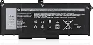 باتری لپ تاپ HOME SELLER RJ40G برای دل Latitude 14 5420 Latitude 15 5520 Precision 15 3560 Mobile Workstation P137G P104F P137G001 P104F001 P104F002 WY9DX 0WK3F1 0M3KCN