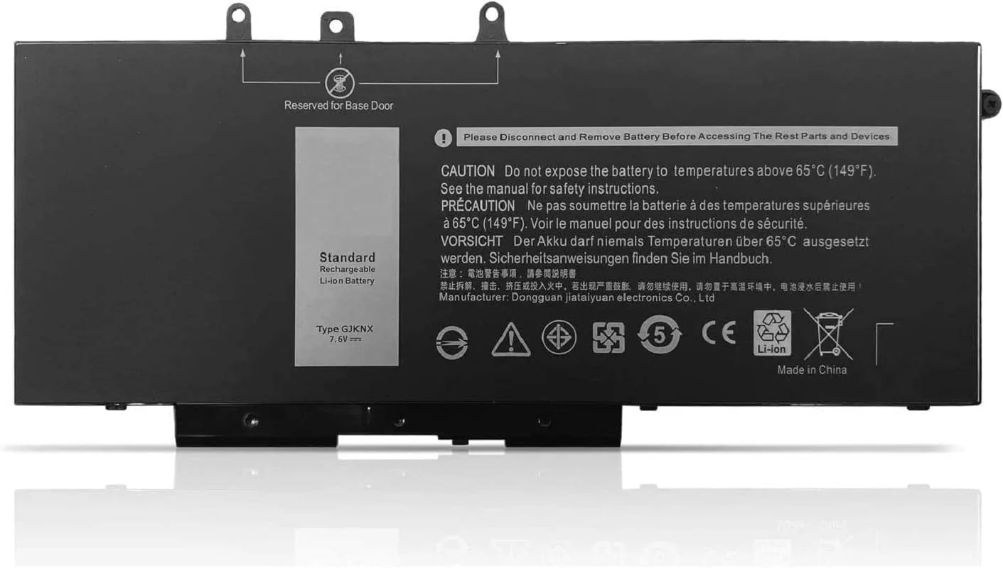 باتری لپ تاپ زکسن 7.6 ولت 8500 میلی آمپر ساعت سازگار با Dell GJKNX 93FTF 3DDDG 0GD1JP GD1JP DY9NT 0DY9NT 5YHR4 Precision 15 3520 Mobile