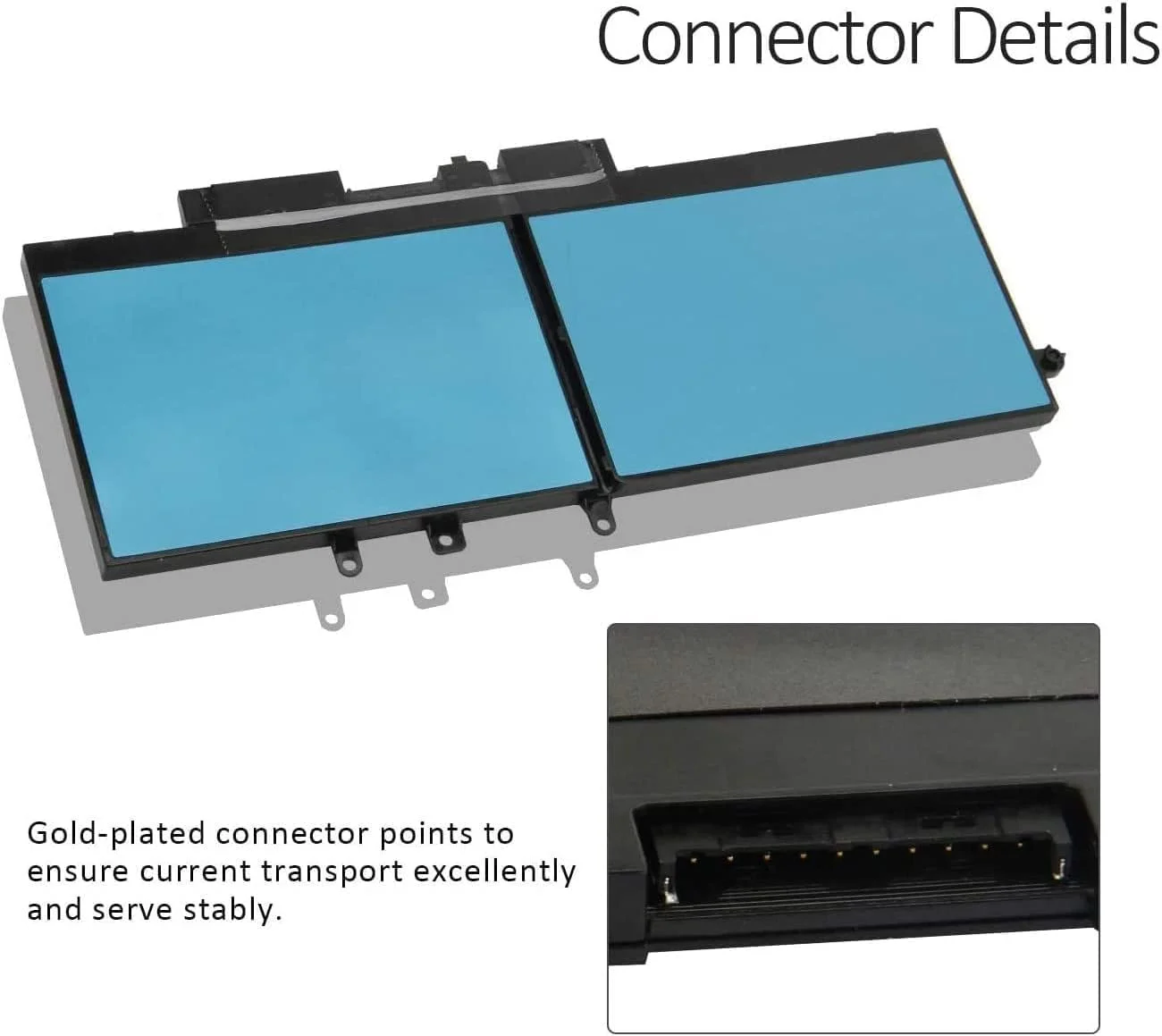 باتری لپ تاپ زکسن 7.6 ولت 8500 میلی آمپر ساعت سازگار با Dell GJKNX 93FTF 3DDDG 0GD1JP GD1JP DY9NT 0DY9NT 5YHR4 Precision 15 3520 Mobile