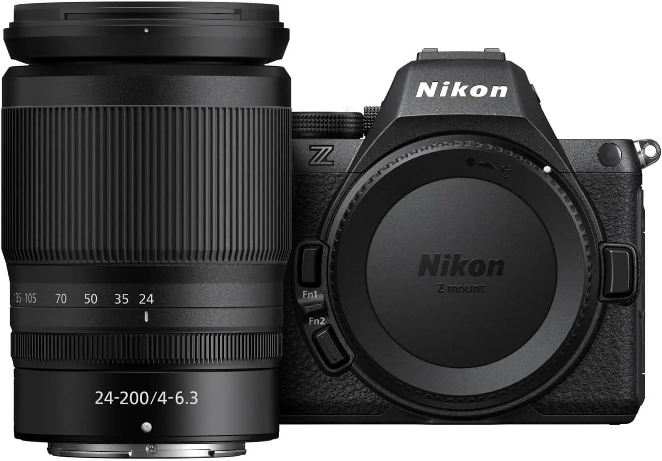 دوربین بدون آینه فول فریم نیکون Z5 II به همراه لنز زوم تله فوتو 24-200 میلی‌متری | مدل Nikon USA مناسب عکس و فیلم