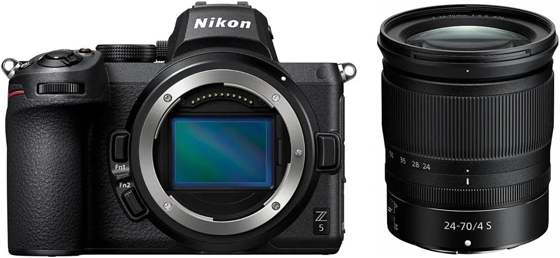 دوربین بدون آینه فول فریم نیکون Z5 به همراه لنز NIKKOR Z 24-70mm f/4 S (بازسازی شده)