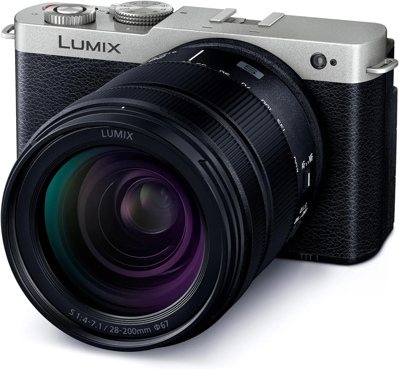 دوربین فول فریم پاناسونیک LUMIX S9 با لنز مانت L 28-200 میلی‌متری، دوربین بدون آینه جمع و جور برای تولیدکنندگان محتوا با LUT بلادرنگ، Open Gate و اشتراک‌گذاری آسان عکس و فیلم (نقره‌ای)