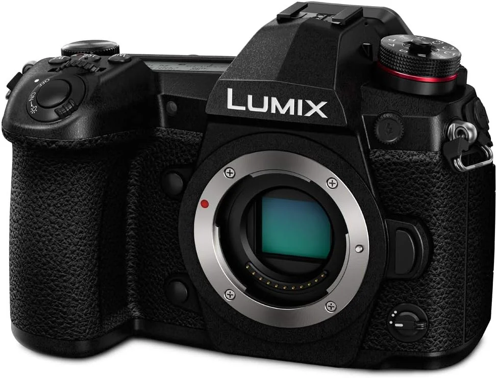 دوربین دیجیتال 4K پاناسونیک LUMIX G9، دوربین بدون آینه 20.3 مگاپیکسلی به همراه حالت رزولوشن بالا 80 مگاپیکسلی، لرزشگیر 5 محوره Dual I.S. 2.0، LCD 3 اینچی، DC-G9 (مشکی)