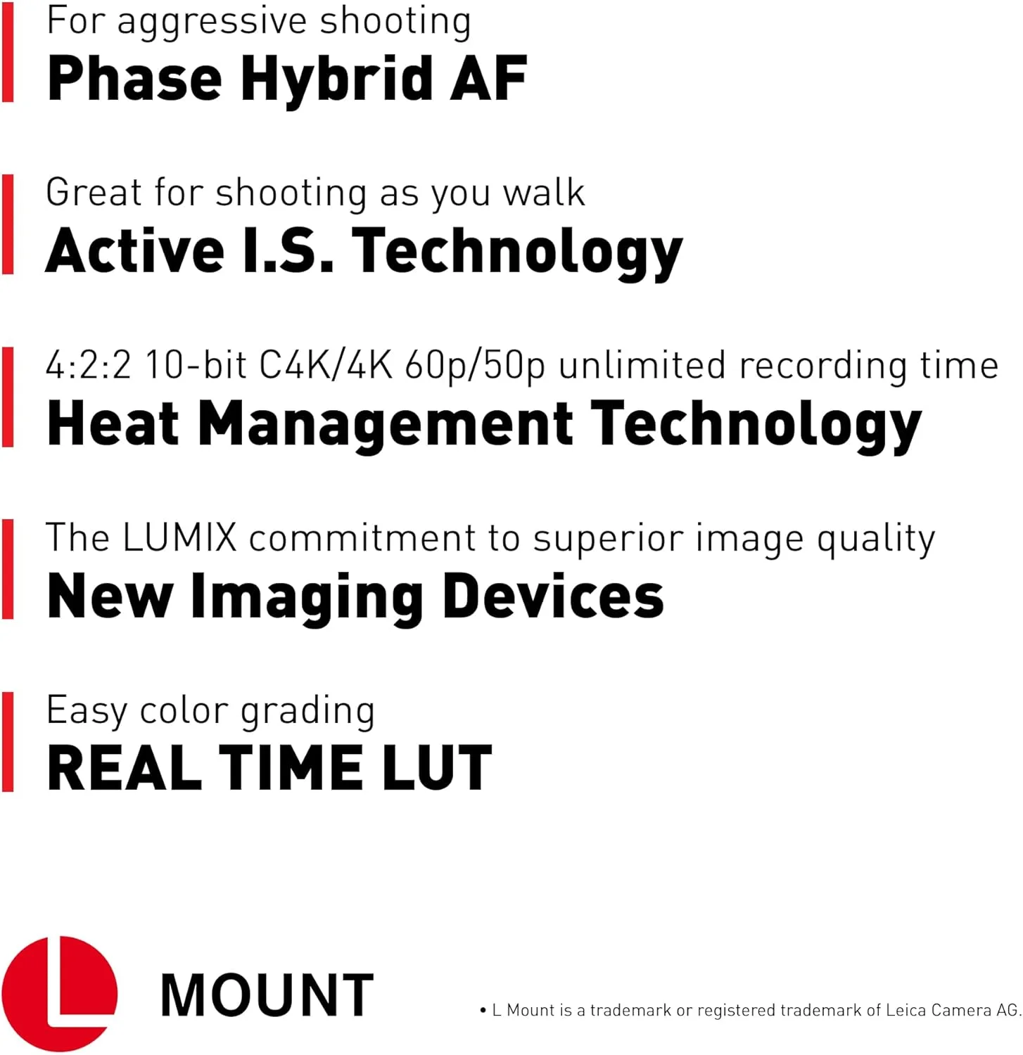 دوربین بدون آینه پاناسونیک LUMIX S5II، فول فریم 24.2 مگاپیکسل با فوکوس خودکار هیبریدی فازی، فناوری Active I.S. جدید، ضبط نامحدود 4:2:2 10 بیتی - DC-S5M2BODY (بازسازی شده) دوربین بدون آینه پاناسونیک LUMIX S5II، فول فریم 24.2 مگاپیکسل با فوکوس خودکار هیبریدی فازی، فناوری Active I.S. جدید، ضبط نامحدود 4:2:2 10 بیتی - DC-S5M2BODY (بازسازی شده)