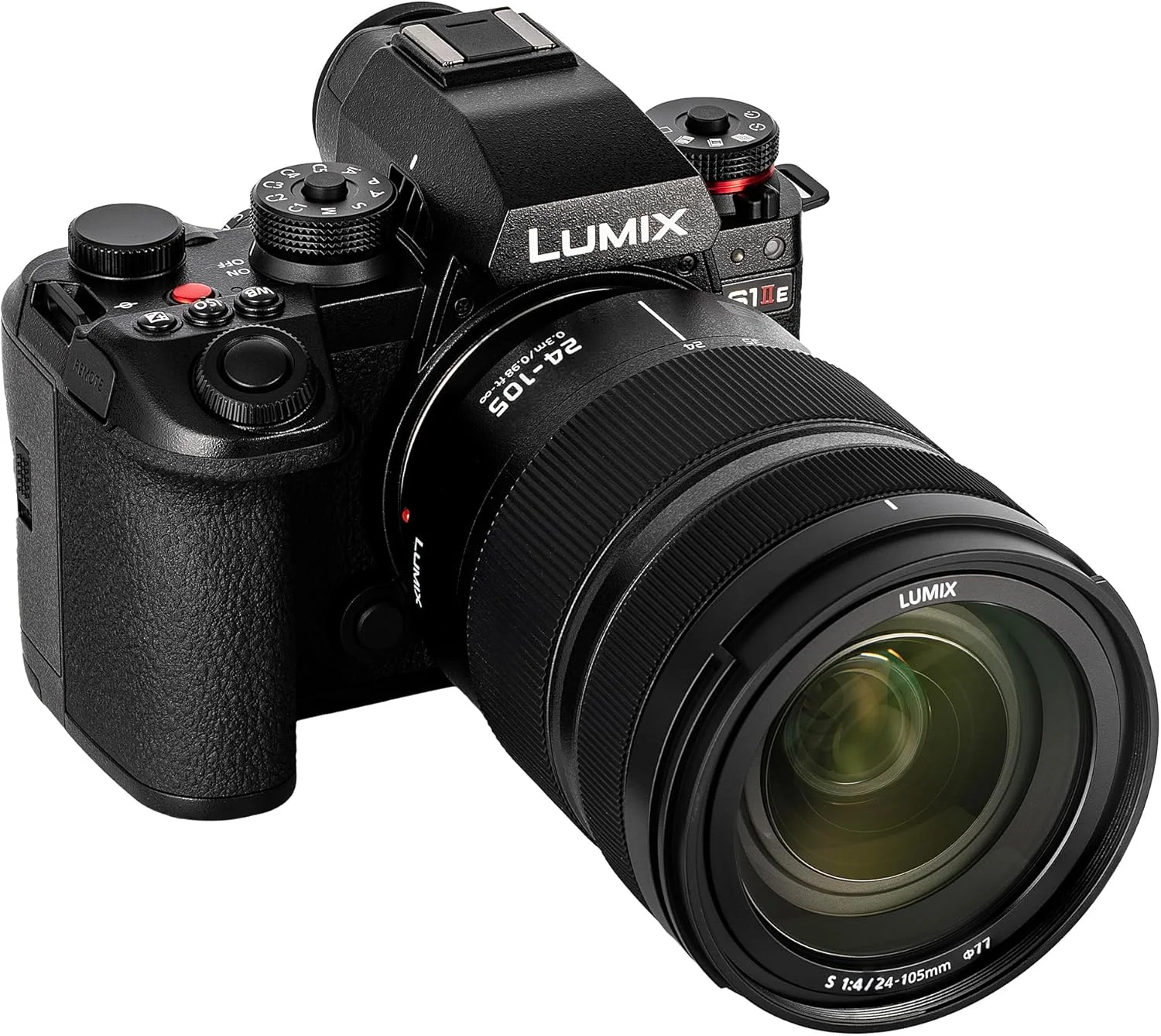 دوربین بدون آینه پاناسونیک Lumix S1 IIE به همراه لنز 24-105 (مشکی)
