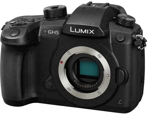دوربین دیجیتال بدون آینه پاناسونیک Lumix DC-GH5 Micro Four Thirds به همراه بسته لوازم جانبی ۱۳ تکه – شامل کارت حافظه SD با ظرفیت ۶۴ گیگابایت + سایر موارد - نسخه بین المللی (فاقد ...) دوربین دیجیتال بدون آینه پاناسونیک Lumix DC-GH5 Micro Four Thirds به همراه بسته لوازم جانبی ۱۳ تکه – شامل کارت حافظه SD با ظرفیت ۶۴ گیگابایت + سایر موارد - نسخه بین المللی (فاقد ...)