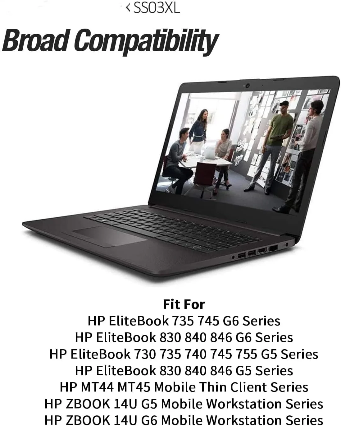 باطری لپ تاپ 50WH SS03XL برای HP EliteBook 730 735 740 745 830 840 846 G5، EliteBook 735 745 830 840 846 G6، برای HP MT44 MT45 Mobile Thin Client ZBOOK 14U G5 G6 HSTNN-LB8G HSTNN-IB8C HSN-I13C-4 باطری لپ تاپ 50WH SS03XL برای HP EliteBook 730 735 740 745 830 840 846 G5، EliteBook 735 745 830 840 846 G6، برای HP MT44 MT45 Mobile Thin Client ZBOOK 14U G5 G6 HSTNN-LB8G HSTNN-IB8C HSN-I13C-4