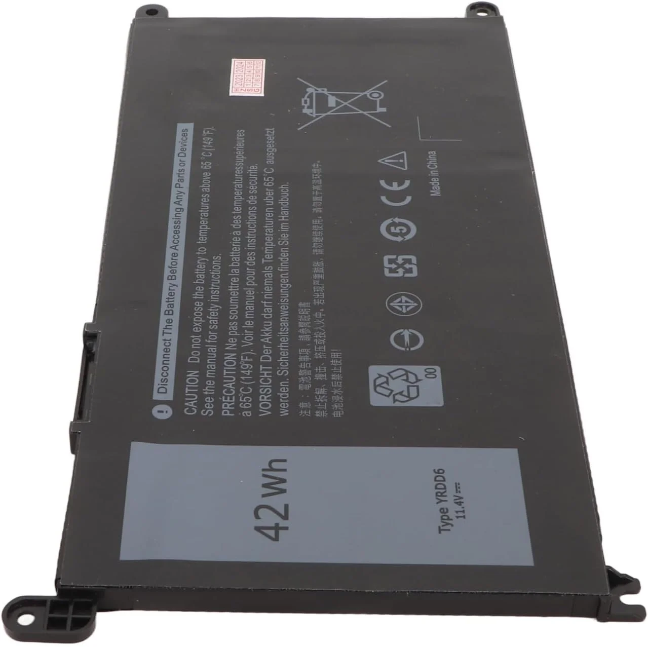 باتری جایگزین لپ تاپ Sorandy YRDD6 42WH برای سری Dell Inspiron 15 3000 5000 7000، لپ تاپ های 3501 3582 3583 3584 3593 5584 5585 5590 5591 5593 5594 5598 7586، SORANDY9R0TO1SK8H