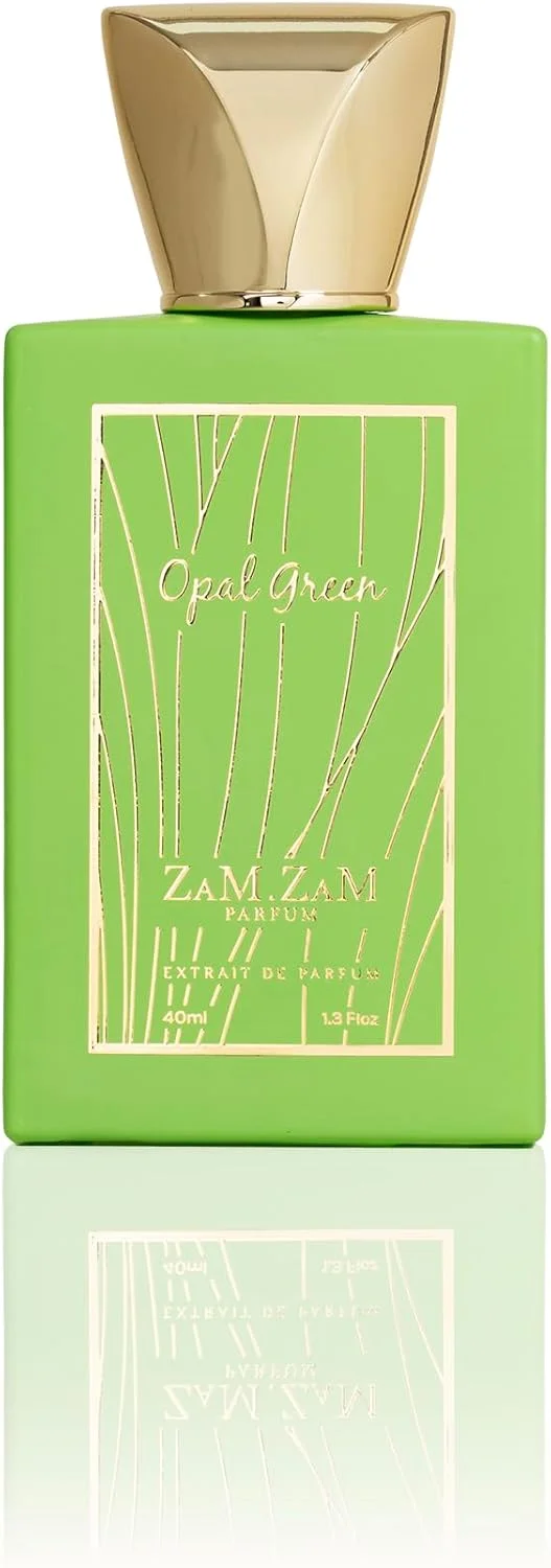 عطر унисекс اوپال سبز ۴۰ میلی‌لیتری – گیلاس و توت فرنگی میوه‌ای، کارامل و پاپ‌کورن گورمند، رایحه‌های گلی ظریف با نعناع هندی، مشک و عنبر – ماندگاری طولانی، رایحه پیچیده