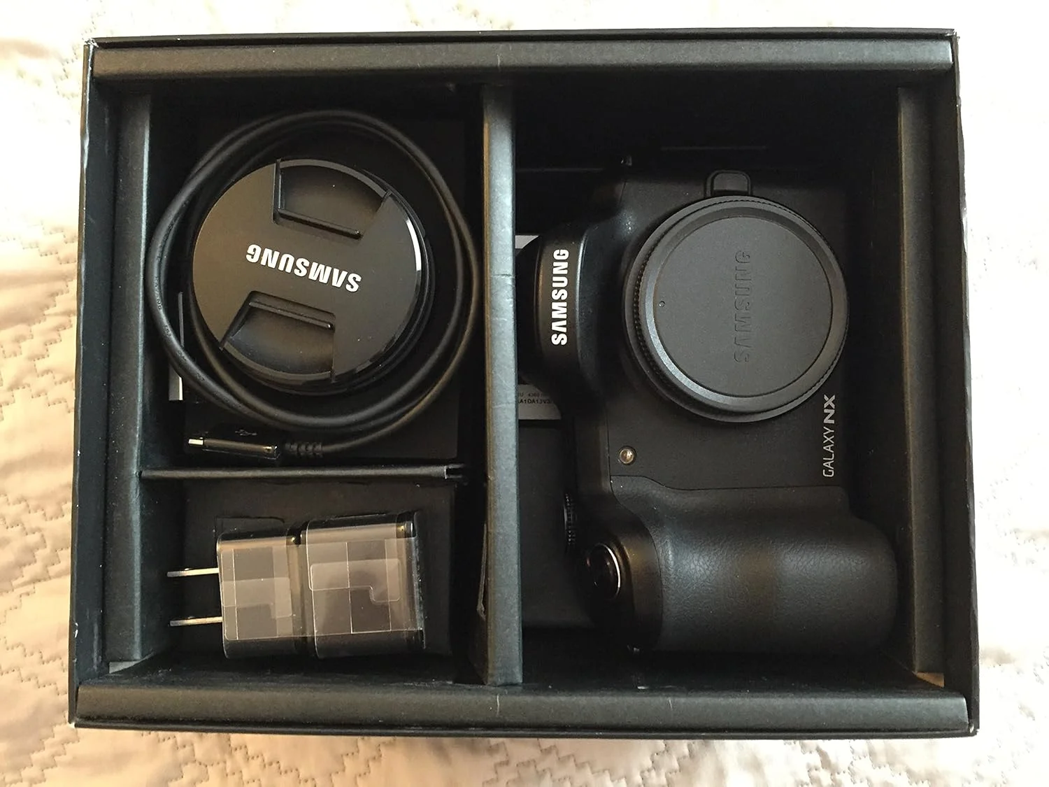 دوربین هوشمند اندرویدی 4G سامسونگ گلکسی NX EK-GN120ZKAXAR با صفحه نمایش 4.8 اینچی LCD و لنز 18-55 میلی متری OIS (مشکی)