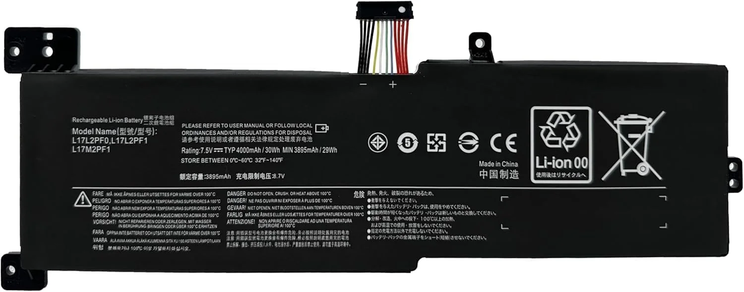 باتری لپ تاپ مدل L17L2PF0 جایگزین برای لپ تاپ های Len ovo IdeaPad 330 Touch-15ARR 330-15ARR 330-15ICN سری L17D2PF1 L17L2PF2 5B10Q62138 L17M2PF2 5B10Q62139 L17M2PF0 5B10Q41211 5B10Q41212 L17M2PF1 باتری لپ تاپ مدل L17L2PF0 جایگزین برای لپ تاپ های Len ovo IdeaPad 330 Touch-15ARR 330-15ARR 330-15ICN سری L17D2PF1 L17L2PF2 5B10Q62138 L17M2PF2 5B10Q62139 L17M2PF0 5B10Q41211 5B10Q41212 L17M2PF1