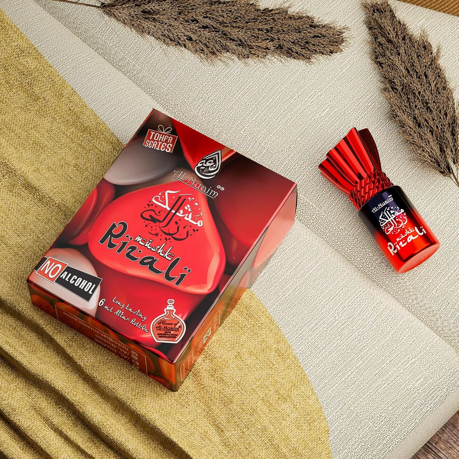 ال نعیم طوفا سریز | مشک رزالی عطر بدون الکل یونیسکس - 6 میلی لیتر | روغن عطر غلیظ | عطر شرقی درجه یک | رایحه ماندگار