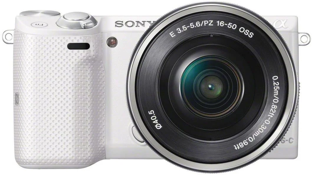 Sony NEX-5TL/W Mirrorless Digital Camera with 16-50mm Power Zoom Lens (White)