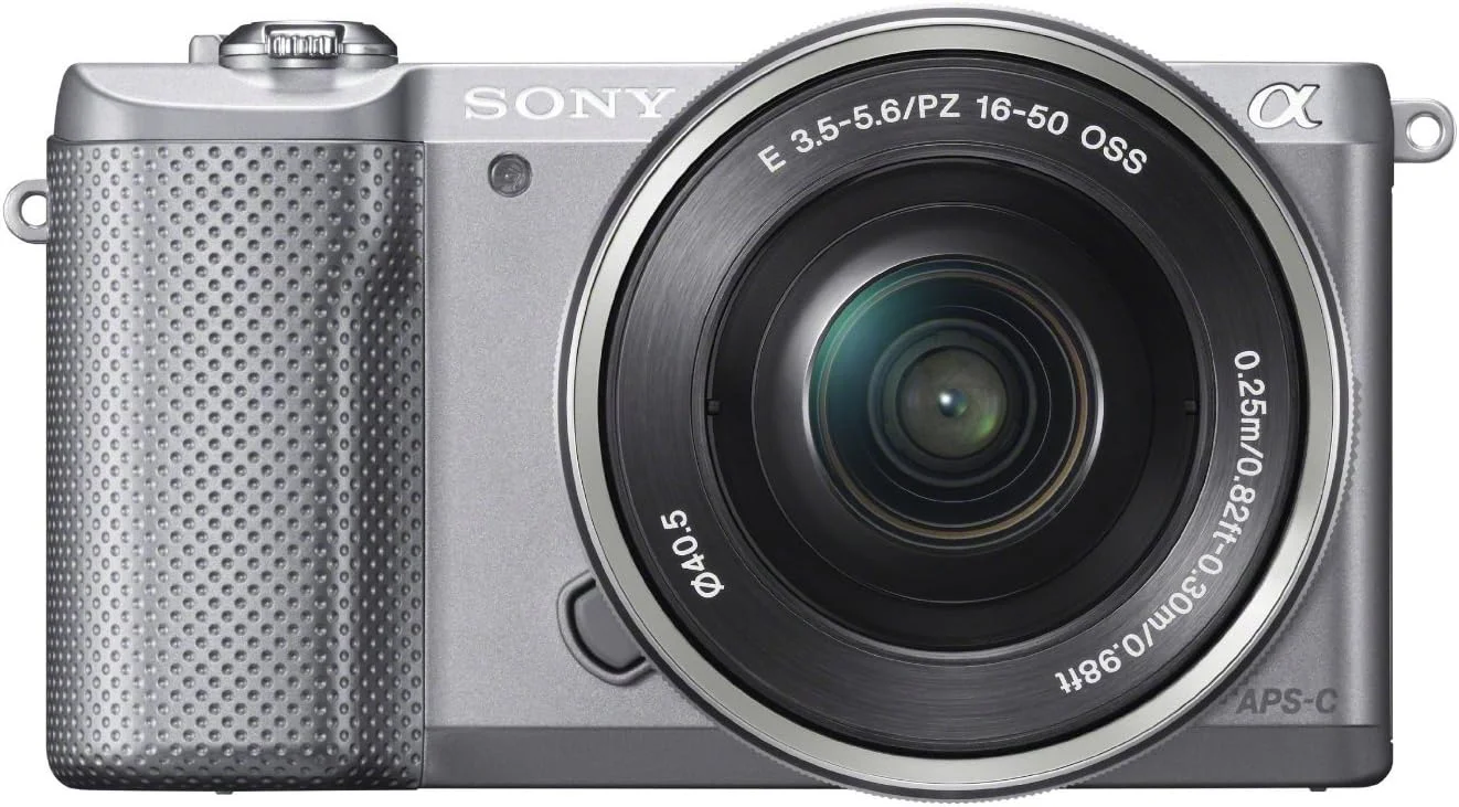 Sony Alpha a5000 Mirrorless Digital Camera with 16-50mm OSS Lens (Silver)