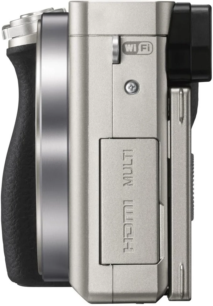 دوربین دیجیتال بدون آینه سونی آلفا a6000 با لنز 16-50 میلی‌متری 24.3 مگاپیکسل (نقره‌ای)