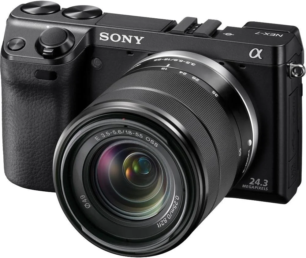 Sony NEX-7 24.3 MP Mirrorless Digital Camera with 18-55mm Lens (Old Model)